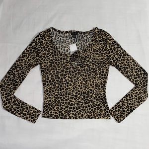 NWT Rue 21 Cheetah Crop Top